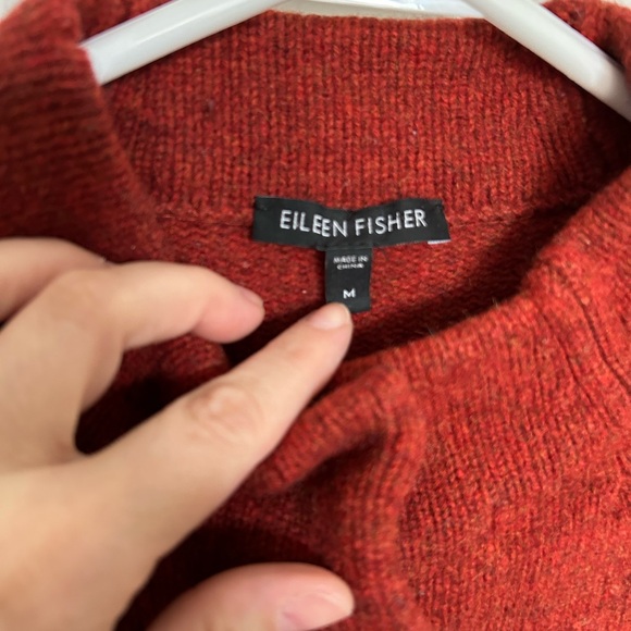 Eileen Fisher cardigan, large snap closure, elbow length sleeves - Picture 7 of 7